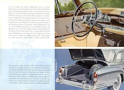 Mercedes-Benz 300 Automatic Prospekt ca. 1958