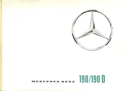 Mercedes-Benz 190 / 190 D Prospekt 1965
