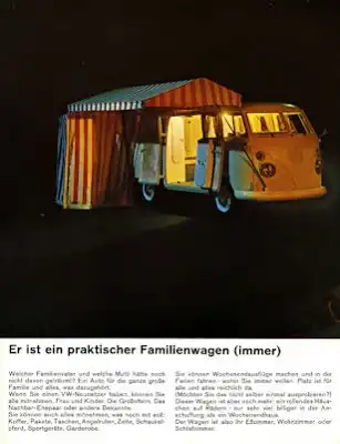 VW T 1 Neunsitzer Prospekt 1964