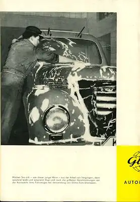 Globo Handbuch für die moderne Autopflege 1964