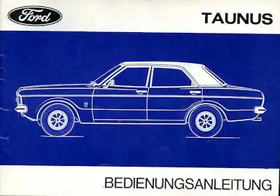 Ford Taunus Bedienungsanleitung 10.1971