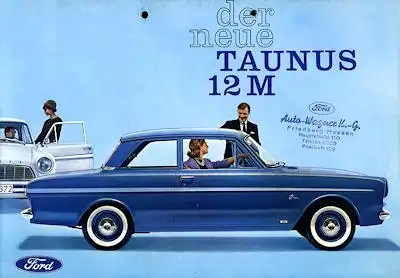 Ford Taunus 12 M P 4 Prospekt 1962