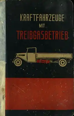 Verkehrsverlag Remagen Kraftfahrzeuge mit Treibgasbetrieb 1940er Jahre