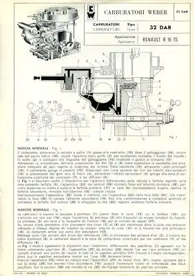 Weber Vergaser 32 DAR 1970