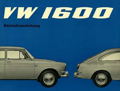 VW 1600 Bedienungsanleitung 1966