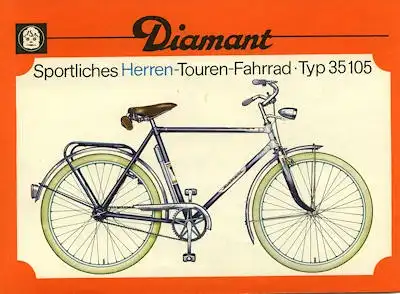 Diamant Fahrrad Prospekt 1968
