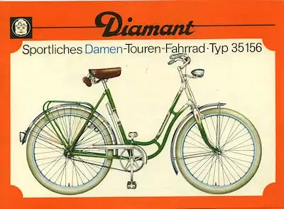 Diamant Fahrrad Prospekt 1968