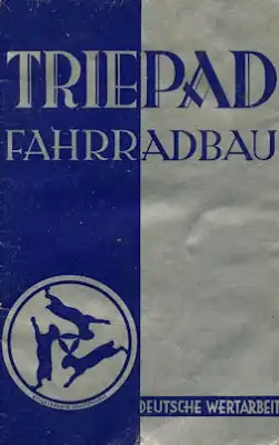 Triepad Fahrrad Programm 1938