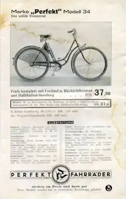 Triepad Fahrrad Programm 1938