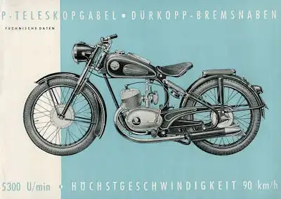 Dürkopp MD 150 Prospekt 5.1953