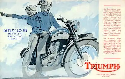 Triumph Programm 1961
