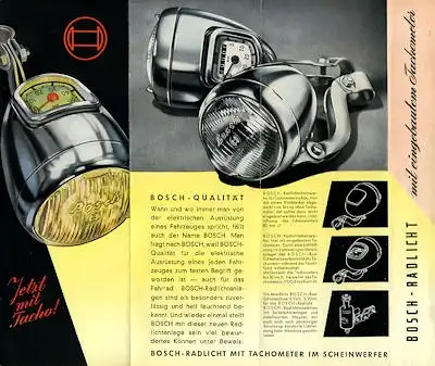 Bosch Radlicht Prospekt 9.1952