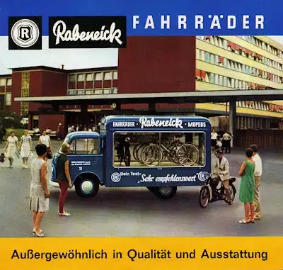 Rabeneick Fahrrad Programm 1960er Jahre