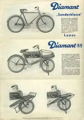 Diamant Fahrrad Programm 7.1934
