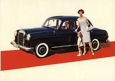 Ansichtskarte Mercedes-Benz 180 D 8.1959