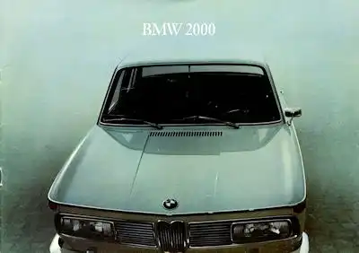 BMW 2000 Prospekt 3.1966