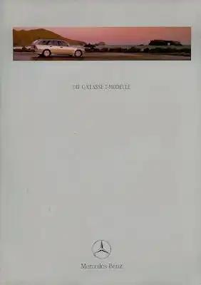 Mercedes-Benz C-Klasse T-Modelle Prospekt 1999