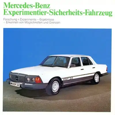 Mercedes-Benz Sicherheit Prospekt 6.1973