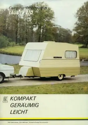 Wohnwagen Lausitz 310 Prospekt 1988