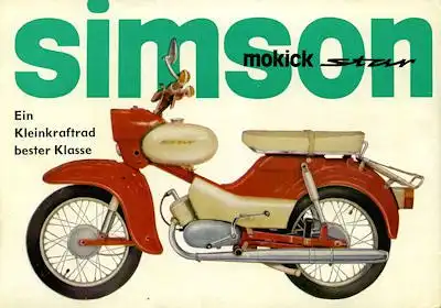 Simson Mokick Star SR 4-2 Prospekt 1964