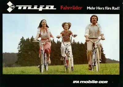 Mifa Fahrrad Programm 1982