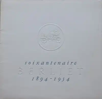 60 Jahre Soixantenaire Berliet 1894-1954