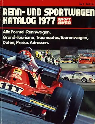Renn- und Sportwagen Katalog 1977 Nr.1