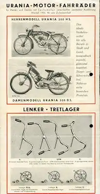 Urania Fahrrad Prospekt 1935