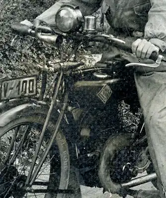 Foto Motorrad unbekannt ca. 1927