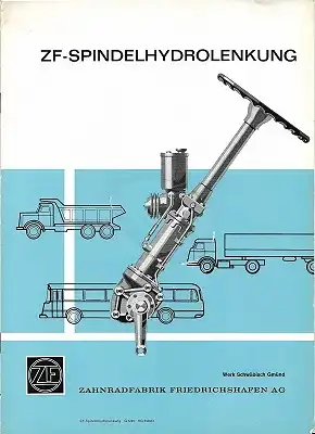 ZF Spindelhydrolenkung Prospekt ca. 1963