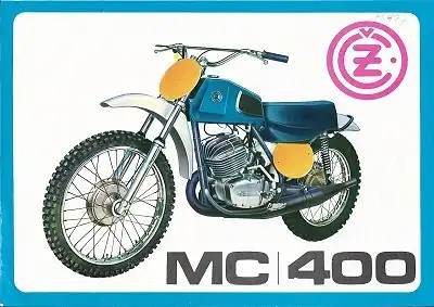 CZ MC 400 Prospekt 1970er Jahre-russ