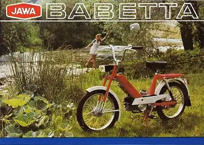 Jawa Babetta Prospekt 1970er Jahre