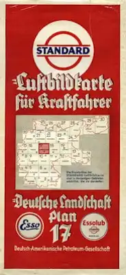 Standard Luftbildkarte Plan 17 Nordhausen 1930er Jahre