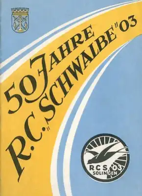 50 Jahre RC Schwalbe 03 Solingen 1953