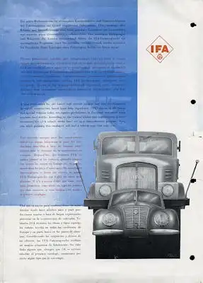DIA Straßenfahrzeuge Prospekt 1952