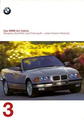 BMW 3er Cabrio Prospekt 1997/98