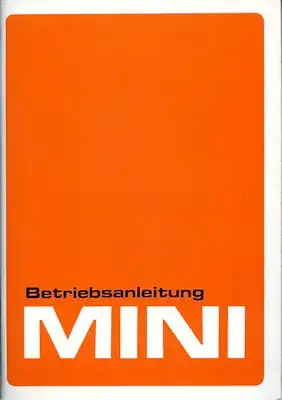 Mini Bedienungsanleitung 8.1988