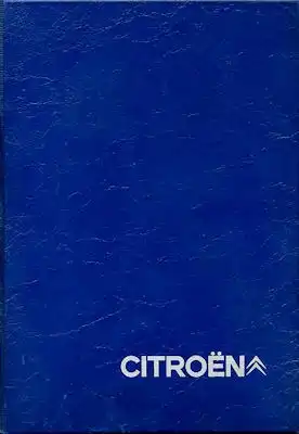 Citroen CX Mappe mit Bedienungsanleitung ca. 1975
