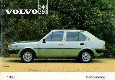 Volvo 340 360 Bedienungsanleitung 5.1983 nl