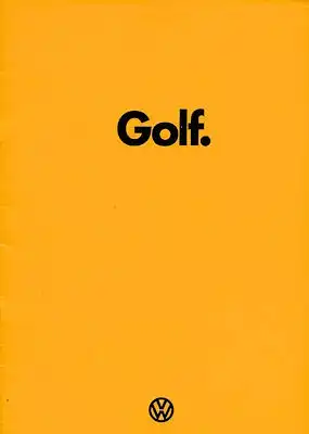 VW Golf 1 Prospekt 1974 fin