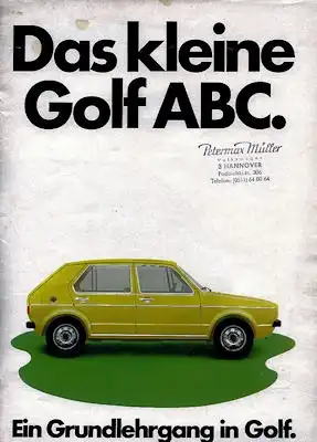 VW Golf 1 Prospekt 4.1974