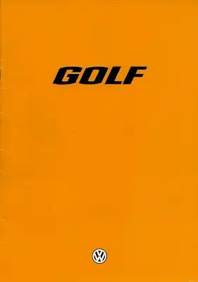 VW Golf 1 Prospekt 8.1978
