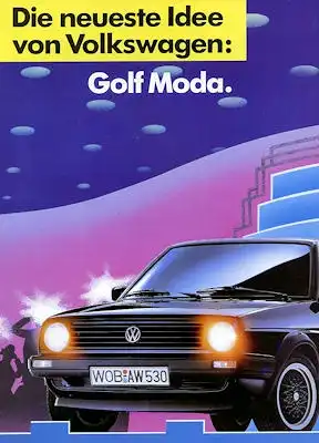 VW Golf 2 Moda Prospekt 1.1990