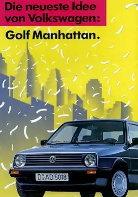 VW Golf 2 Manhattan Prospekt ca. 1989
