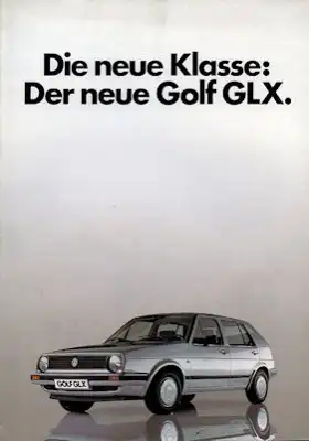 VW Golf 2 GLX Prospekt 9.1983