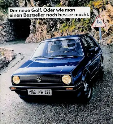 VW Golf 2 Prospekt 8.1983
