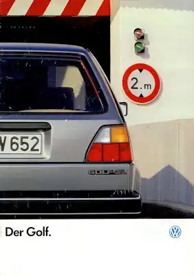 VW Golf 2 Prospekt 7.1986