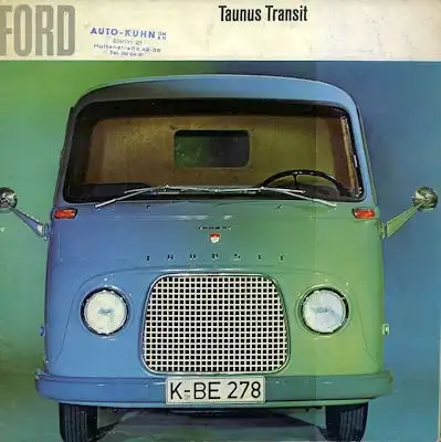 Ford Taunus Transit Prospekt ca. 1966