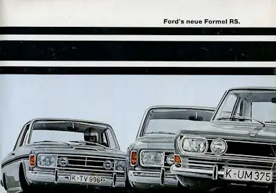 Ford 15 17 20 M RS Prospekt ca. 1968