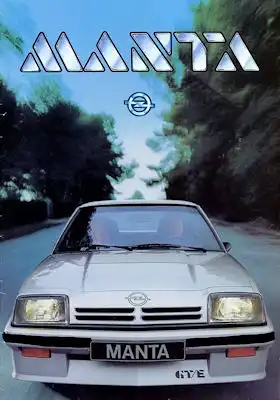 Opel Manta Prospekt 8.1983